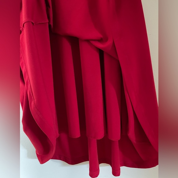 Lauren Ralph Lauren petite size small red dress with 3/4 sleeves - Picture 7 of 10